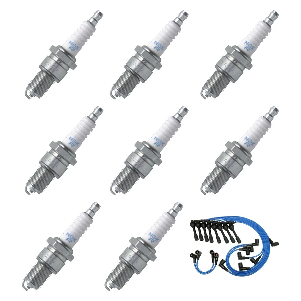 For Porsche 928 1987-1995 NGK Spark Plug Wire & Spark Plug Kit Foto 1 de 4