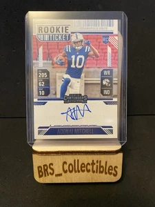 2024 Panini Contenders Adonai Mitchell Rookie Ticket On Card Auto Colts - Picture 1 of 2
