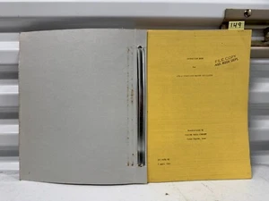 Collins Radio Manuals Instructions USER'S MANUAL 708A-2 Stabilizer Master - Picture 1 of 5