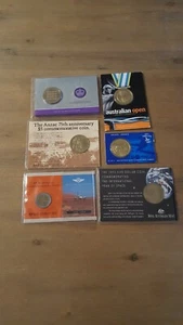 set of 6 australian $5 coin 1990/1992/1998/2000/2011/2012 see DESCRIPTION pls - Picture 1 of 8