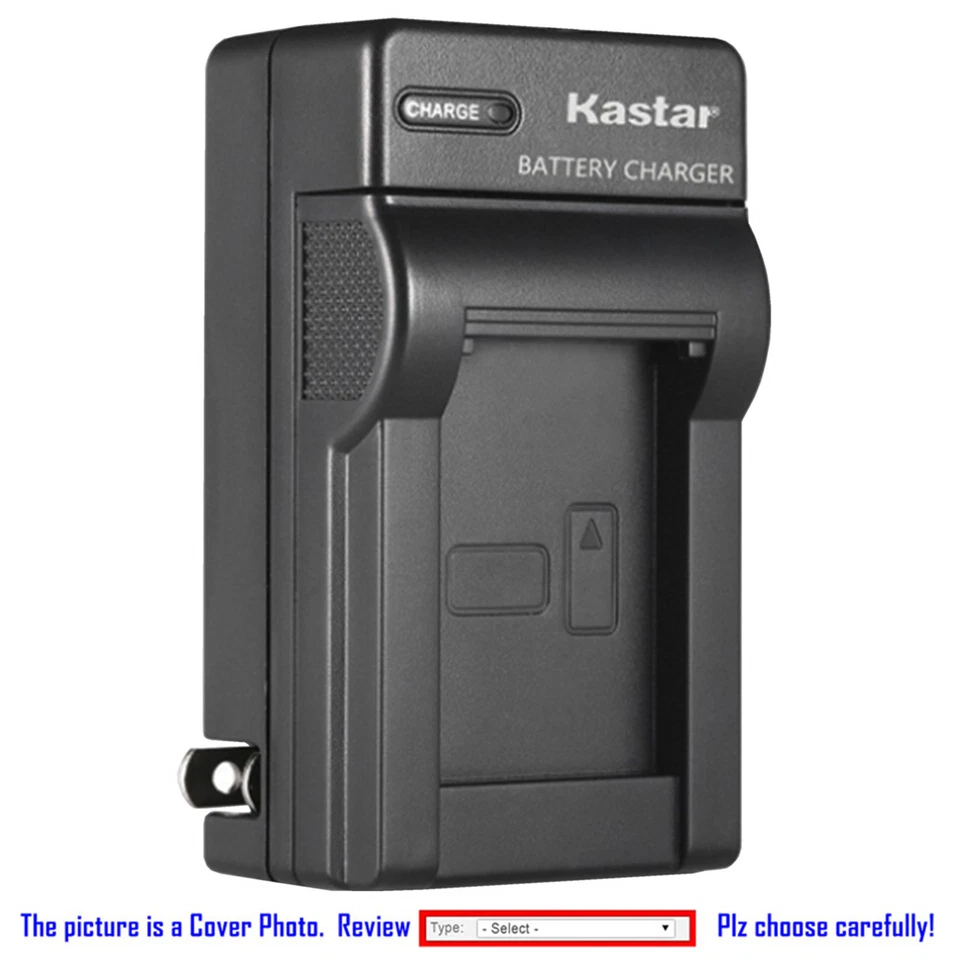 Kastar Battery AC Wall Charger for KLIC-3000 K3000 & Kodak DC4800 DC4800 Zoom - Image 1 of 4