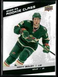 2022-23 Upper Deck #RC-1 Matt Boldy 2022-23 Rookie Class - Picture 1 of 2