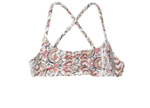 Billabong Girls X7036 Multicolor Gypsea Luv Crossback Bikini Swim Top, Multi, 12 - Picture 1 of 3