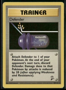 Pokémon Set Base #080/102 Defender Non Comune, LP/MP - Foto 1 di 2