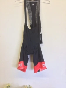 ALE SELLA CYCLING BIBS MEN´S CLOTHING BLACK BREATHABLE LIGHTNESS Size M - Picture 1 of 8