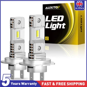 AUXITO Super Bright H7 LED Headlight Kit High Low Beam Bulbs 30000LM 6500K White - Picture 1 of 13