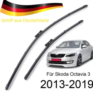 2x Juego de limpiaparabrisas limpiaparabrisas para ŠKODA OCTAVIA MK3 2013 - 2019 - Imagen 1 de 9
