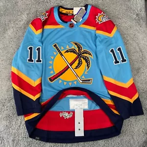 Adidas Florida Panthers Reverse Retro Huberdeau Authentic Hockey Jersey Sizes - Picture 1 of 7