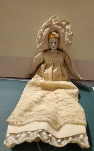 Vintage Porcelain Doll 10" Victorian  Happyland #82 - Picture 1 of 8