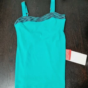 Lululemon Activewear Tank Top Womens Size 6 Blue Teal Adjustable Strap Gym Wear - Picture 1 of 12