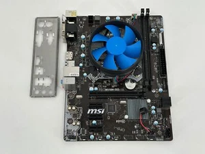 MSI H110M-S03 i3-7100 Mainboard Bundle ohne RAM inkl. Blende - Bild 1 von 2