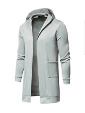 Boys light gray Lightweight Jacket. Size Large. Long sleeve with hood.
