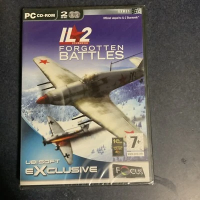 IL2 STURMOVIK FORGOTTEN BATTLES Pc DVD Rom - NEW SEALED - FAST POST - Image 1 of 2