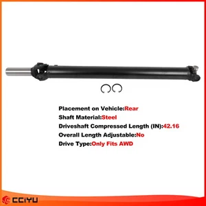Rear Driveshaft For Chevrolet Astro 1999-03 GMC Safari 1999-03 946-528 65-9396 - Picture 1 of 11