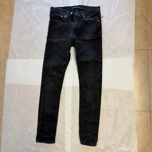 Pantalones de mezclilla negros Calvin Klein CKJ016 29x32 Austin ajustados para hombre - Imagen 1 de 7