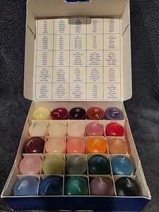 Partylite candle sampler box CS099, scented, unused, 20 Votives, 5 Tealights - Picture 1 of 5