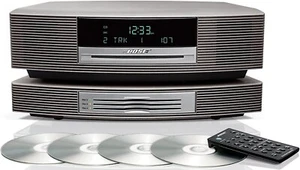 Sistema de música Bose® Wave® con cambiador de varios CD - plata titanio - Imagen 1 de 3