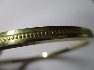 Antiker Armreif Gold Double punziert hart vergoldet um 1920 ; Super Zustand - Bild 1 von 4