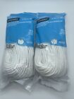 Two Everbilt 3/16 in. x 100 ft. White Polypropylene Twisted Rope G1