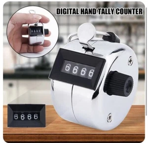 Handheld Number Click Portable 4 Digit Tally Counter (6 Pack) - Picture 1 of 4