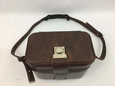 Vintage Camera  Bag EL-2 Made in USA Camera Case Brown Leather  - Image 1 of 4