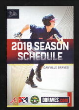 Danville Braves--2019 Pocket Schedule--Danville Community College--Appalachian