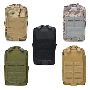 Hombres Táctico Molle Bolso Exterior Teléfono Móvil Cinturón Cintura Bolsa EDC Herramienta Bolsa de Caza - Imagen 1 de 12