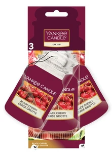 Auto Duft, Lufterfrischer BLACK CHERRY (3er Set) - Yankee Candle Car Jar Paper - Bild 1 von 1