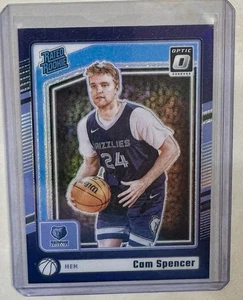 2024-25 Panini Optic Cam Spencer Rated Rookie Purple Prizm SP #269 Grizzlies - Picture 1 of 2