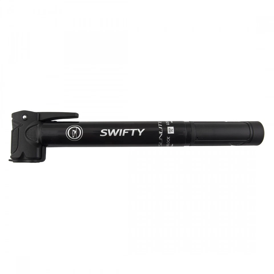 Mini bomba manual para bicicleta de carretera SUNLITE Swifty 120 psi negra Foto 1 de 1