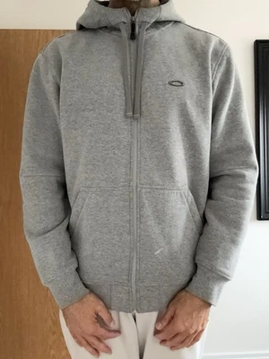 Preowned OAKLEY Hoodie Full Zip Fleece Jacket Men’s XL - Image 1 of 4
