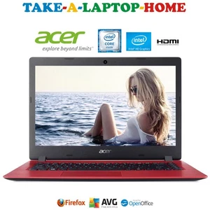 Acer Aspire Red Laptop Windows11 BIG 1Tb HDD 15.6" DVD HDMI WiFi - Comes Boxed - Picture 1 of 9
