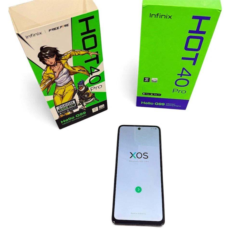 INFINIX Hot 40 Pro 256GB 16GB RAM 6.78" 120Hz Dual SIM 108MP AI Camera Unlocked - Image 1 of 4