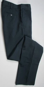 LANDS END Navy Stain Resist Plain Front Chino UNHEMMED Pant Mens 28 X 48 NEW - Picture 1 of 6