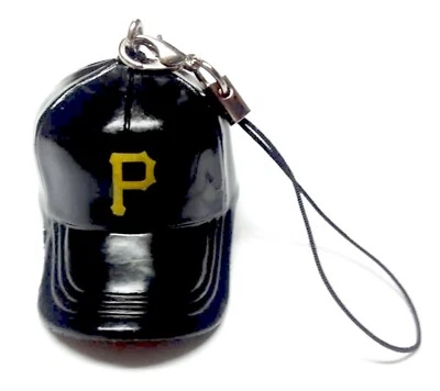 PITTSBURGH PIRATES CAP HAT DANGLER MINI 2" LONG NEW LICENSED MLB CHARM ORNAMENT  - Image 1 of 2