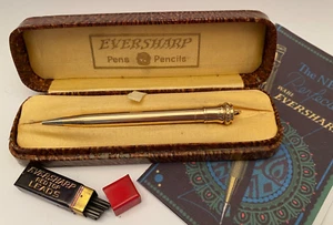 RARE! Baby Wahl Eversharp Midget Miniature pencil c 1925, gold filled, box leads - Picture 1 of 24