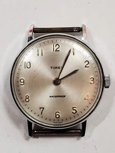 Timex Vintage 1970 Marlin Waterproof Men's Watch - Works Well - No Band - Picture 1 of 9