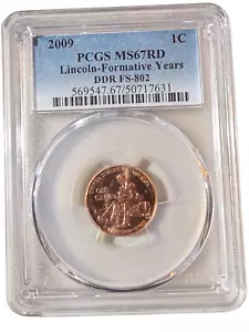 2009 Formative Years Cent DDR FS-802 PCGS MS67RD - Picture 1 of 3