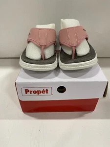 Propet Travelactiv Ft Flip Flop 4E Women Pink Casual Sandal - Picture 1 of 5
