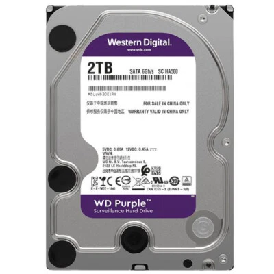 For WD Purple 2TB WD20EJRX SATA 6Gb/s 64MB 3.5" HDD Hard Drive for DVR VCR CCTV - Image 1 of 3