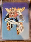 1985 Hasbro Transformers Snarl fond bleu #36 G1 Autobot Dinobot