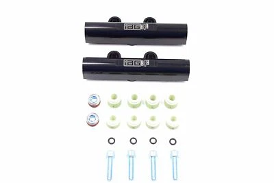 IAG BILLET NEGRO V3 RIELES DE COMBUSTIBLE DE ALIMENTACIÓN SUPERIOR PARA SUBARU WRX 2002-2014, 2007-2020 STI Foto 1 de 4