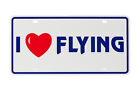 DeGroff Aviation "I Love (Heart) Flying" Illusion License Plate - 6009ILF