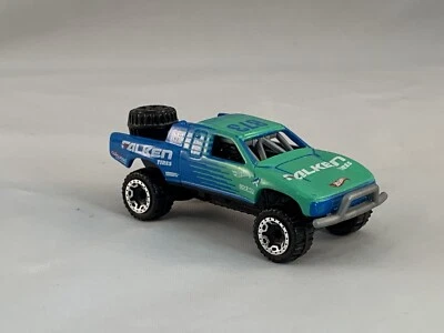 Camión trofeo Toyota Baja 2017 gráficos de velocidad Falken Blue BLORs Hot Wheels Foto 1 de 4