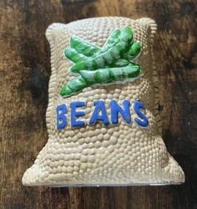Vintage Mount Clemens Pottery Green Bean Piggy Bank Ceramic - Picture 1 of 4