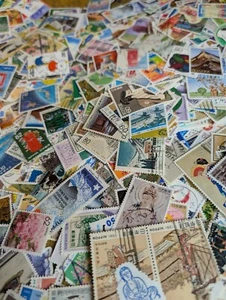 STAMP Used Stamps JAPAN 6000+ lot philatelic NO paper Commemorative kiloware YZ - Picture 1 of 11