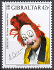 Gibraltar MNH Zirkus Clown Nicolai Poliakoff Lettland Coco the Clown  / 28