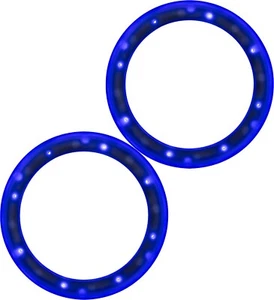KICKER 50KLSR65 MARINE/BOAT/CAR RGB/LED SPEAKER RINGS FOR 6.5" SPEAKERS PAIR - Picture 1 of 4