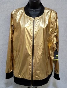 Xersion Womens Jacket Coat Size 1X Gold Black NEW - Picture 1 of 12