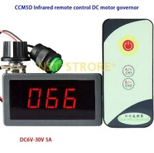 New Digital Display DC Motor Governor PWM CCM5D DC6V-30V Infrared Remote Control